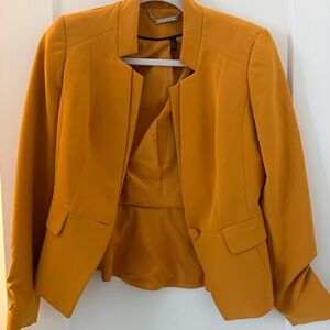 White House Black Market Golden Blazer